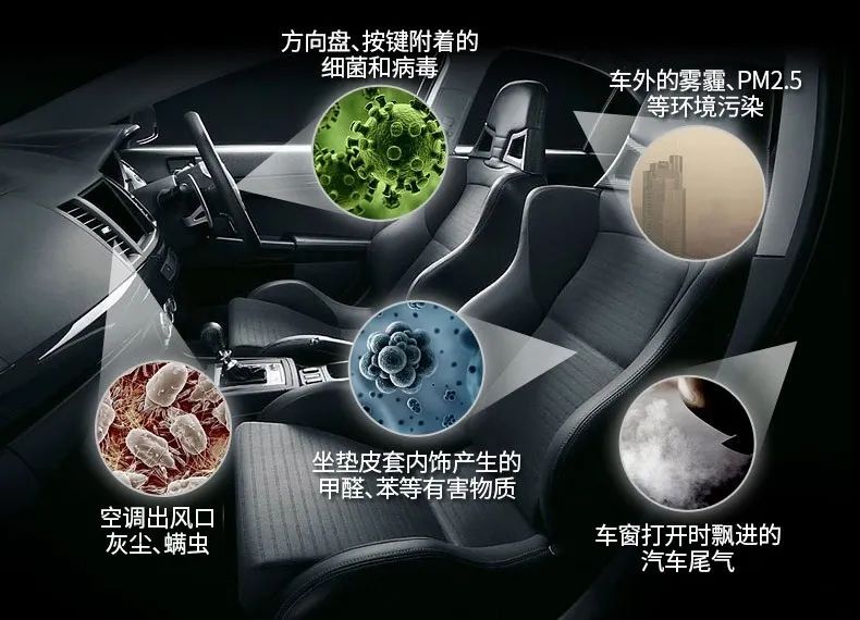 車(chē)內(nèi)有頑固臭味，異味廢氣消除需要用針對(duì)型除味劑！